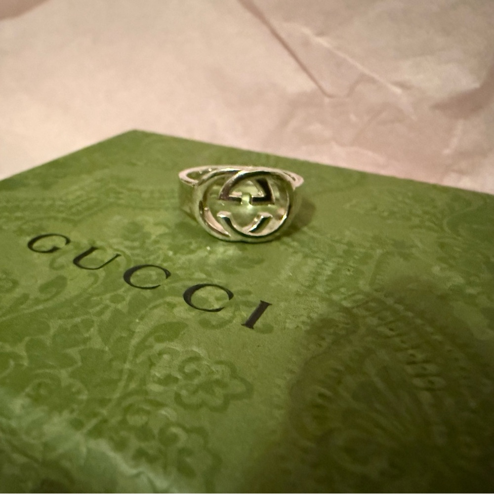 Gucci sterling silver ring size 6 - Picture 3 of 6